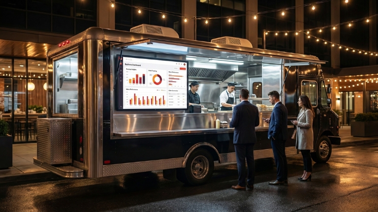 Average Annual & Monthly Food Truck Revenue